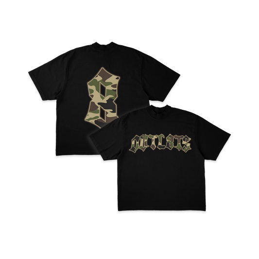 Paper Soldiers Tee - Camo/Black